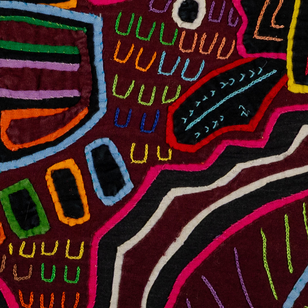 Burgundy Cock-a-Doodle-Doo Rooster Mola