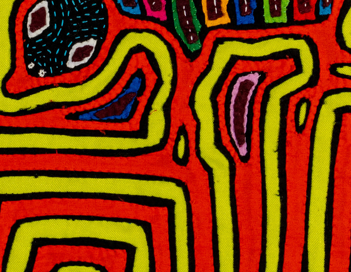 Orange And Yellow Bug In A Maze Mola