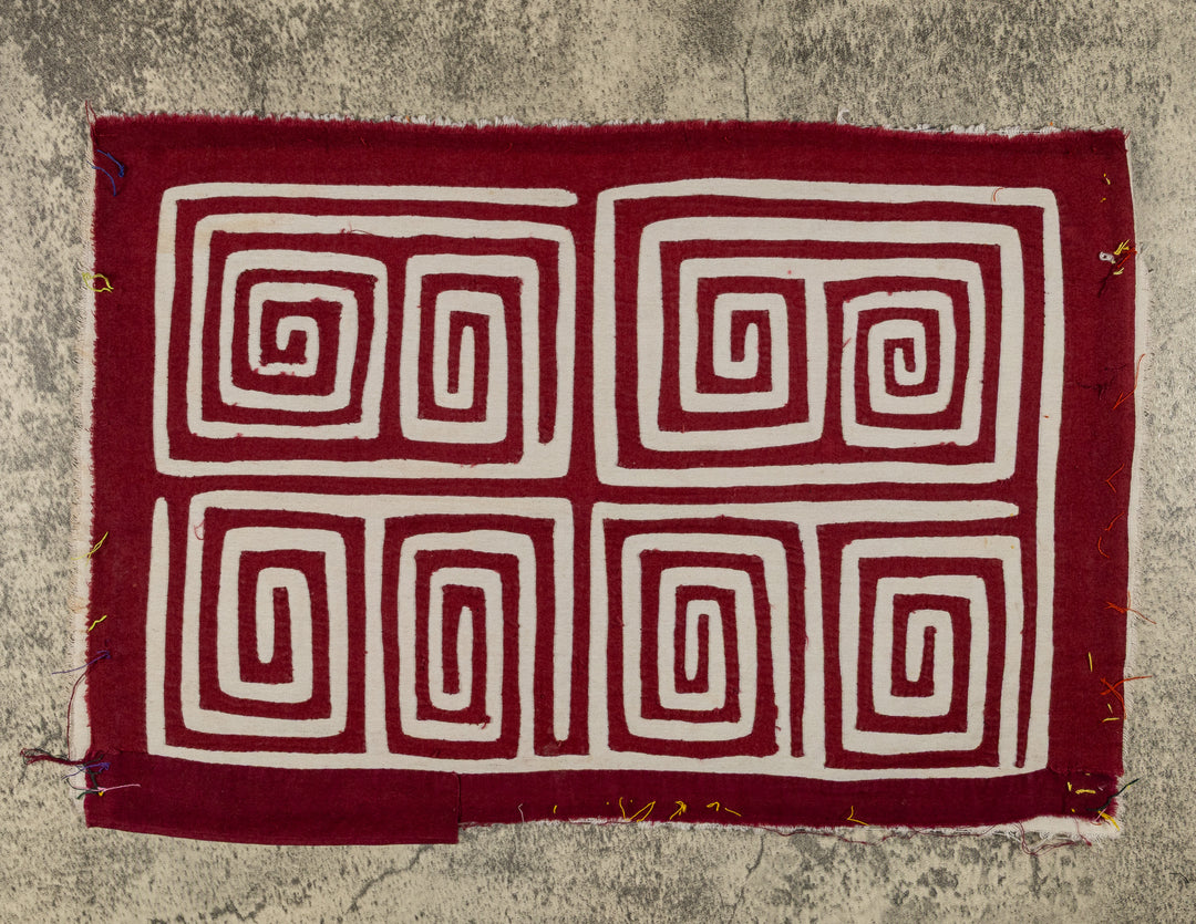Burgundy And White Classic Design Mola