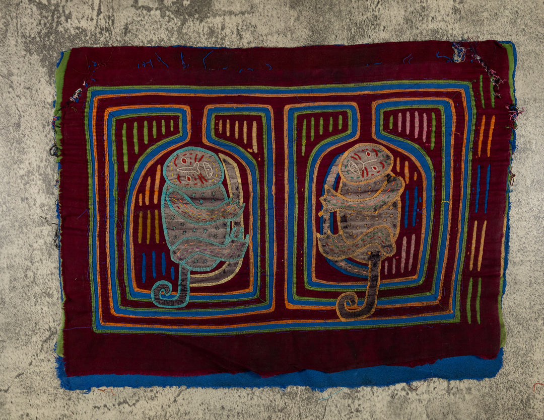 Vintage Machine-Stitched Classic Design Mola