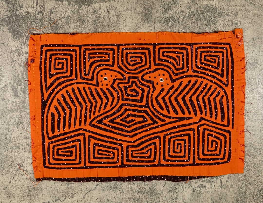 Orange And Black Pok-a-dot Quail Bird Mola