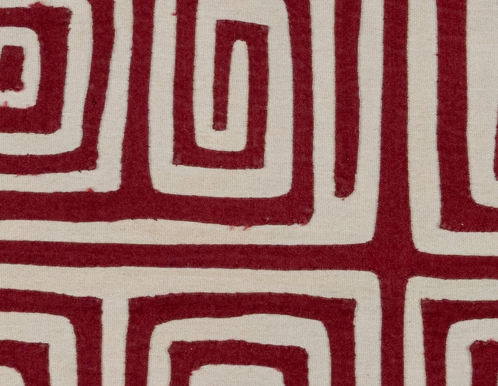 Burgundy And White Classic Design Mola