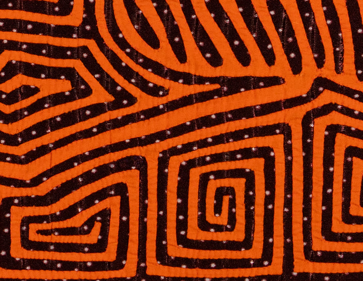 Orange And Black Pok-a-dot Quail Bird Mola
