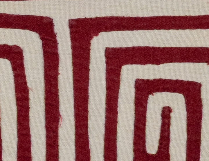 Burgundy And White Classic Design Mola