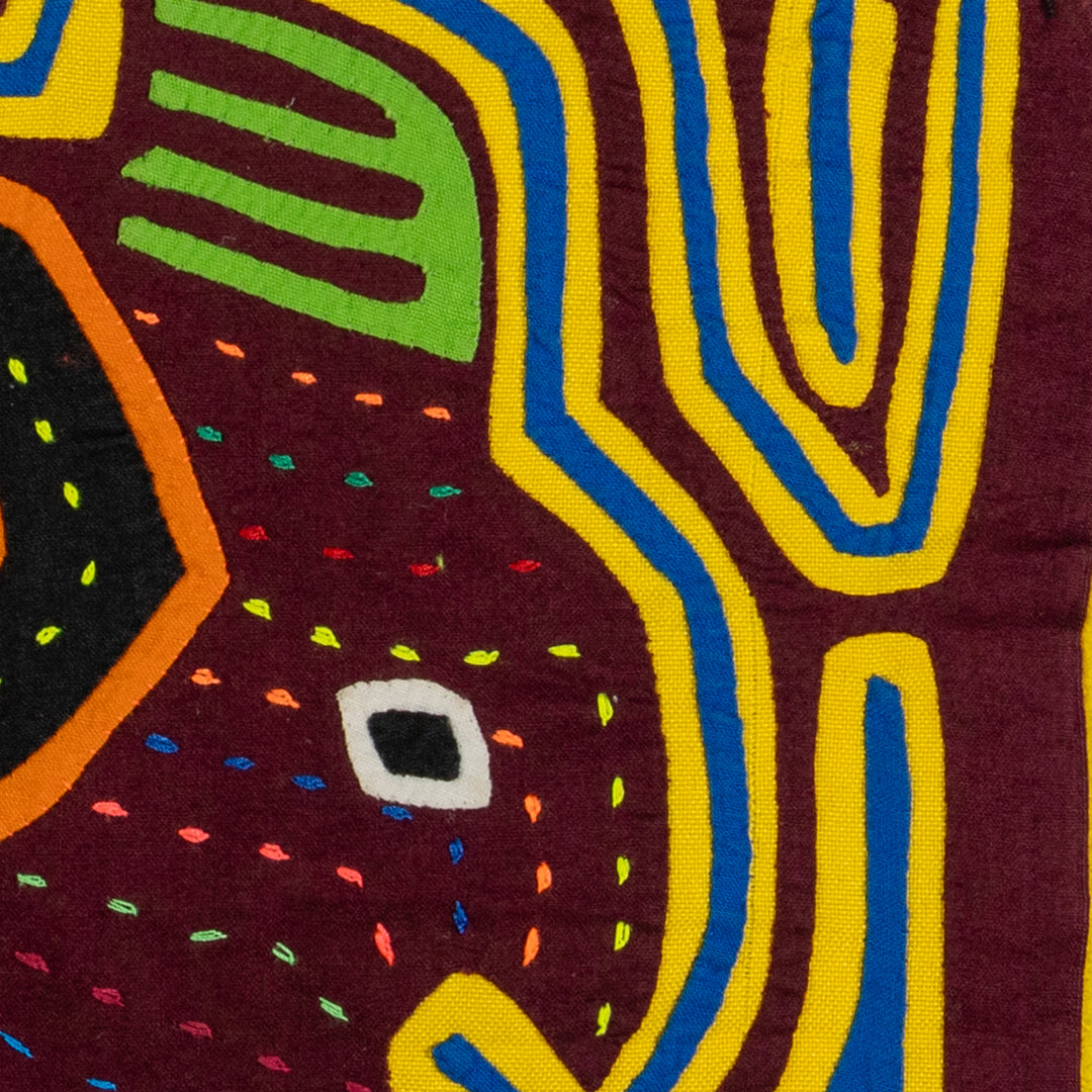 Maroon And Yellow Rainbow Tuna Fish Mola