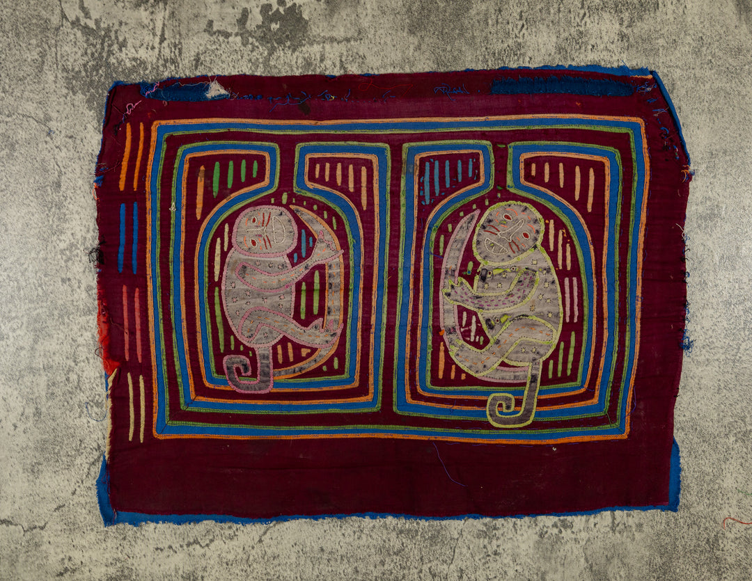 Vintage Machine-Stitched Classic Design Mola
