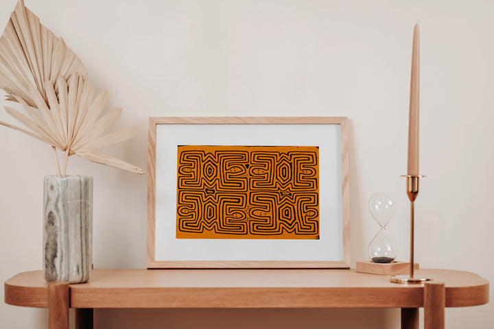 Orange And Gold Space Alien Mola