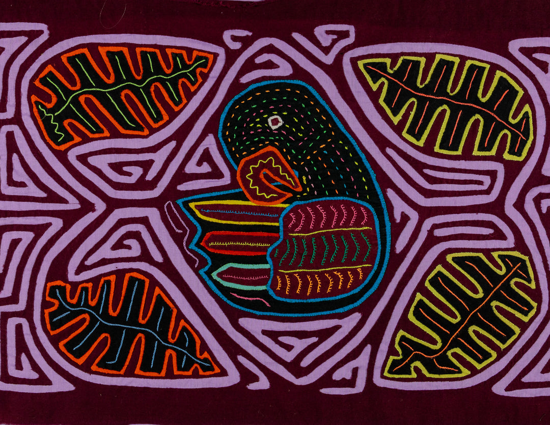Coy Dove Among Autumn Leaves Mola