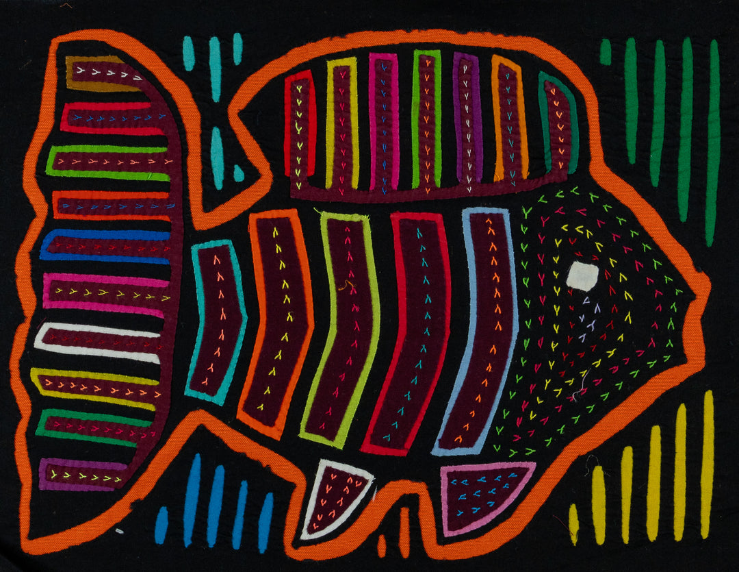 Black And Orange Tropical Fish Mola