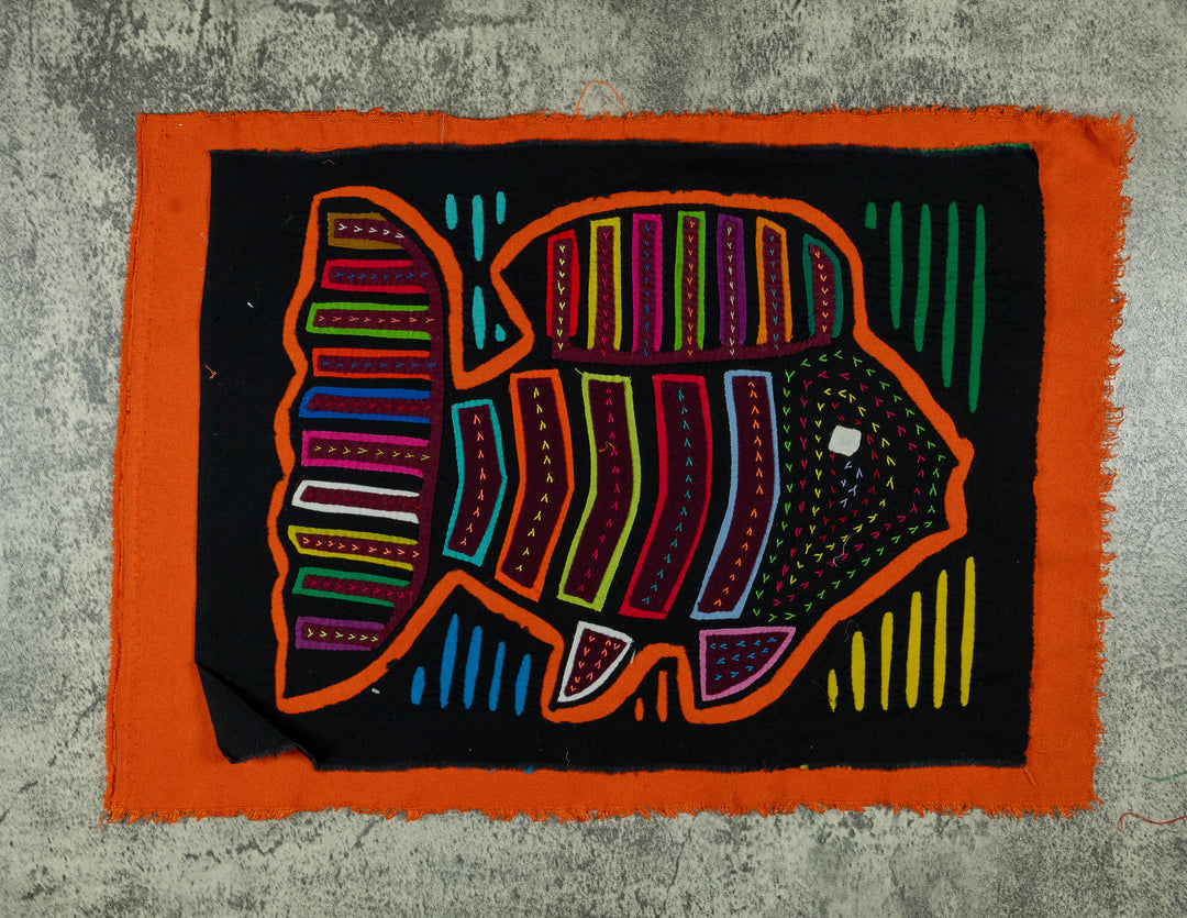 Black And Orange Tropical Fish Mola