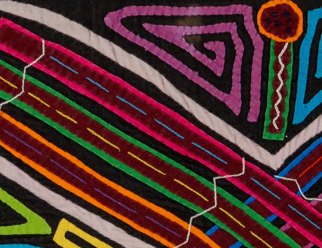 Rainbow Of Color San Blas Island Flute Mola