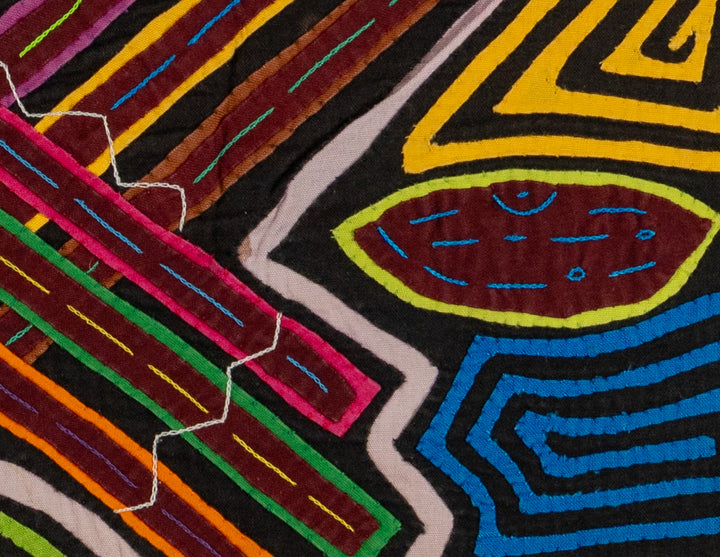 Rainbow Of Color San Blas Island Flute Mola