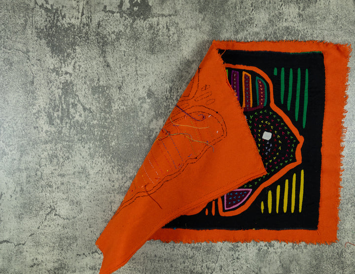 Black And Orange Tropical Fish Mola