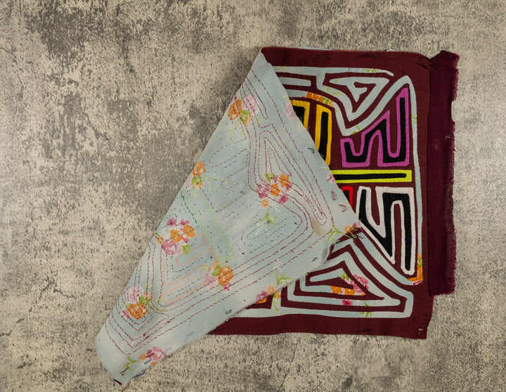 Burgundy And Gray Classic Design Mola