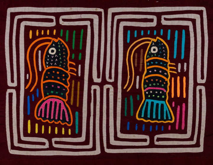 Machine-Stitched Classic Design Mola