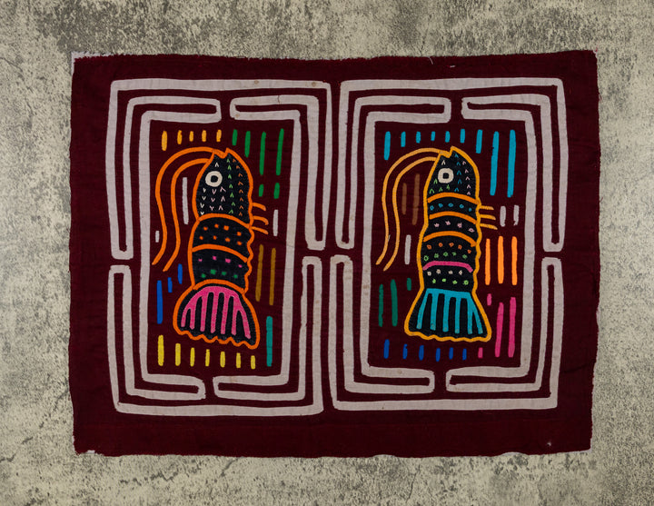 Machine-Stitched Classic Design Mola