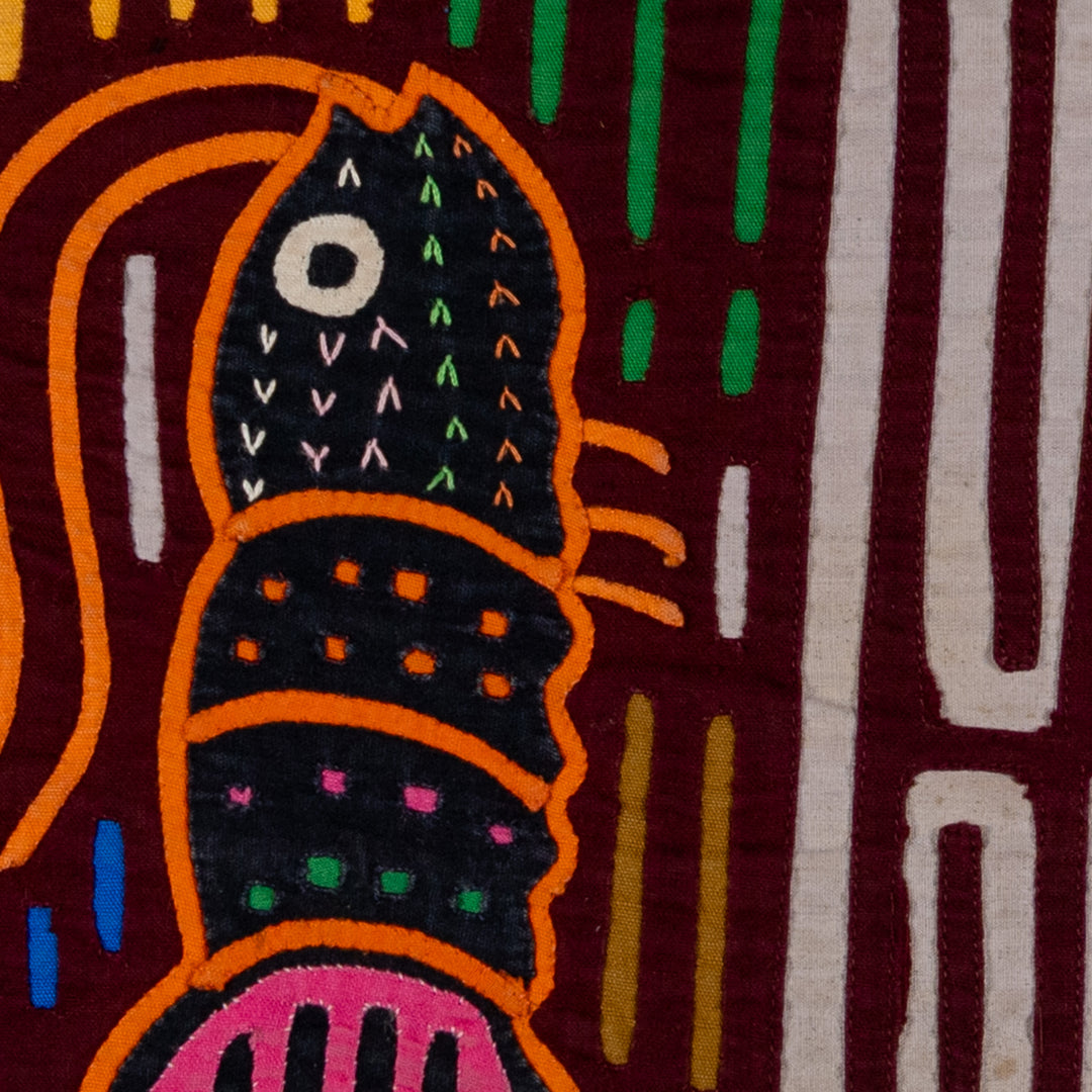 Machine-Stitched Classic Design Mola