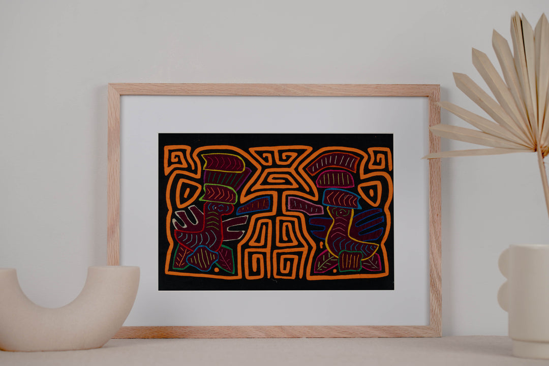 Neon Orange Seal Balancing Act Mola