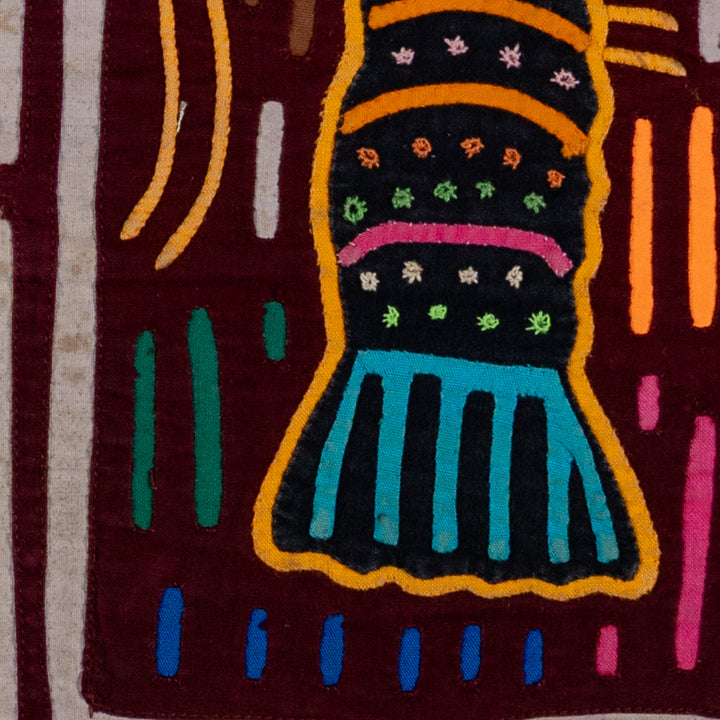 Machine-Stitched Classic Design Mola