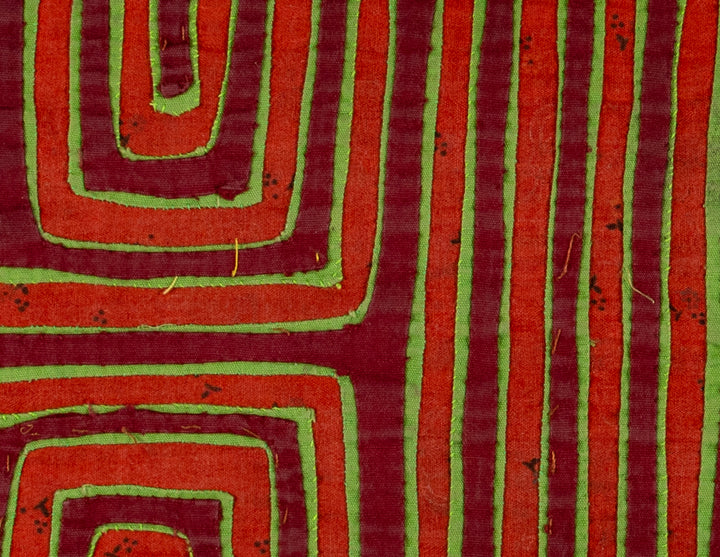 Vintage Orange Green And Maroon Classic Design Mola
