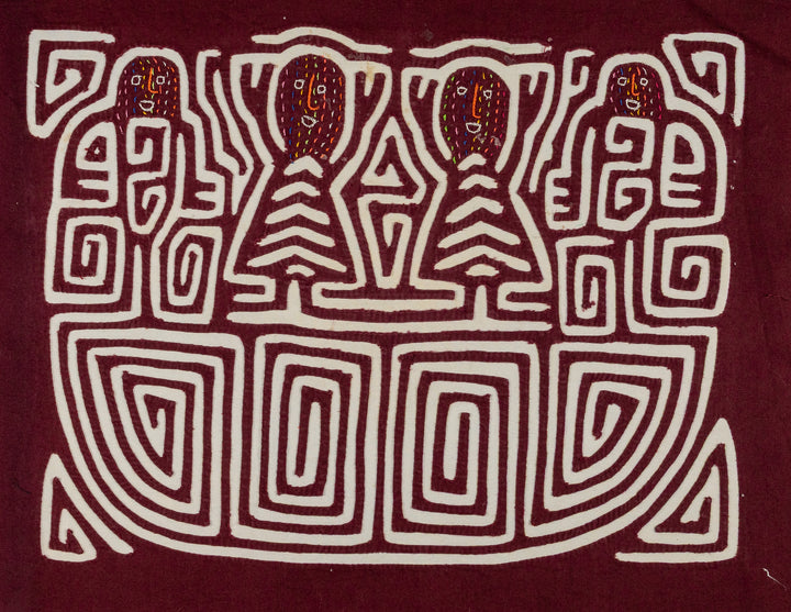 Burgundy And White Ship Ahoy Mola