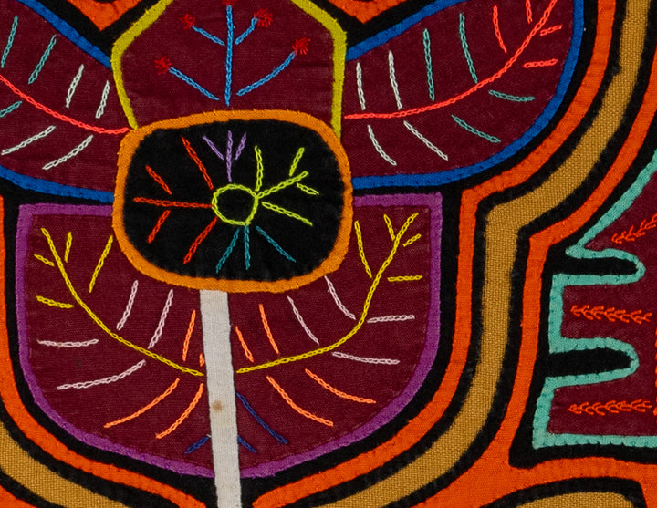 Orange Flower Garden Mola