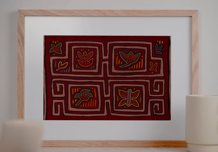 Machine-Stitched Classic Design Mola