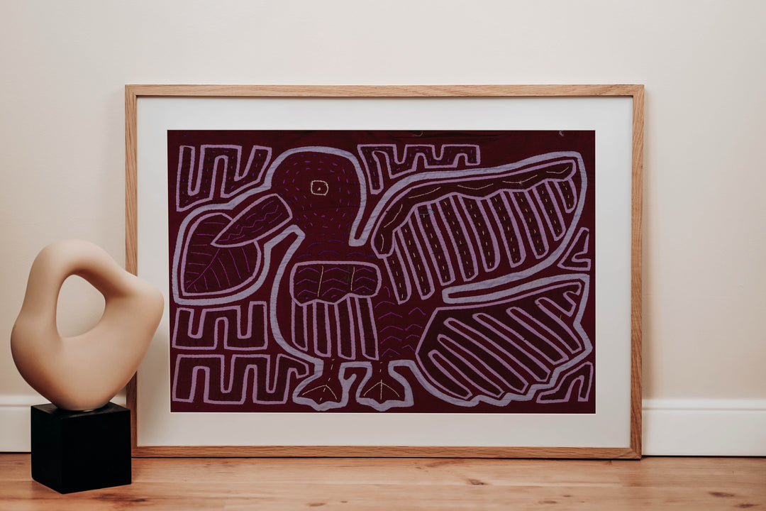 Maroon And Blue Duck Mola