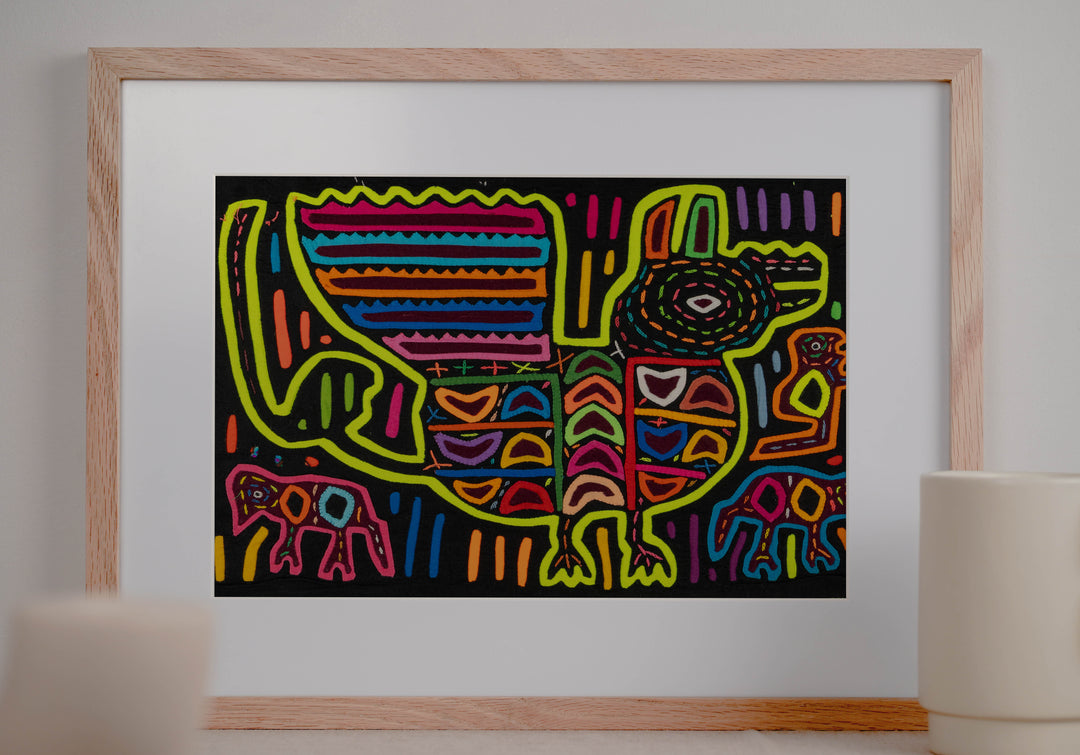 Black And Chartreuse King Of The Jungle Mola
