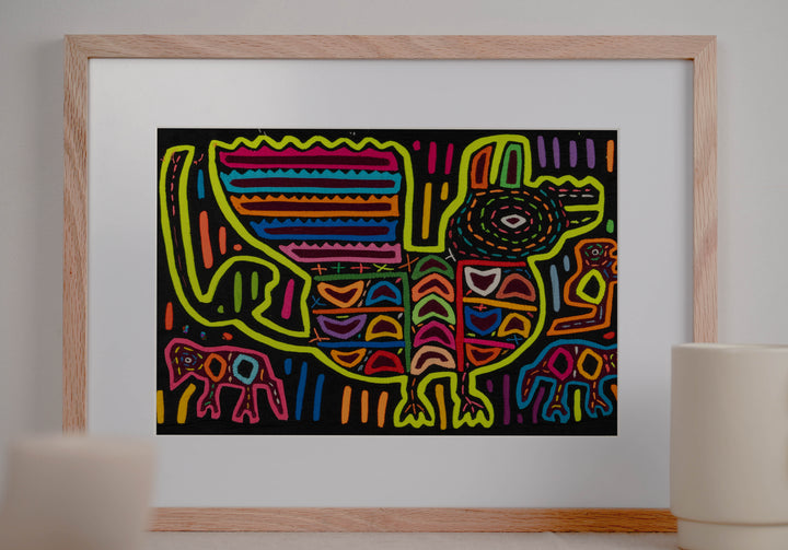Black And Chartreuse King Of The Jungle Mola