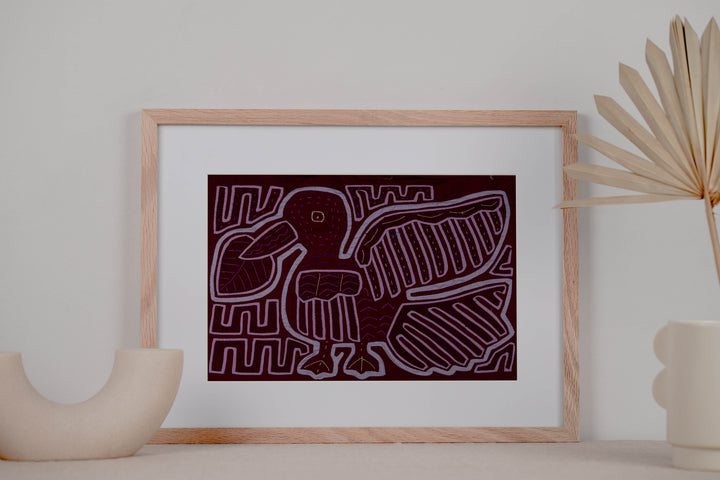 Maroon And Blue Duck Mola