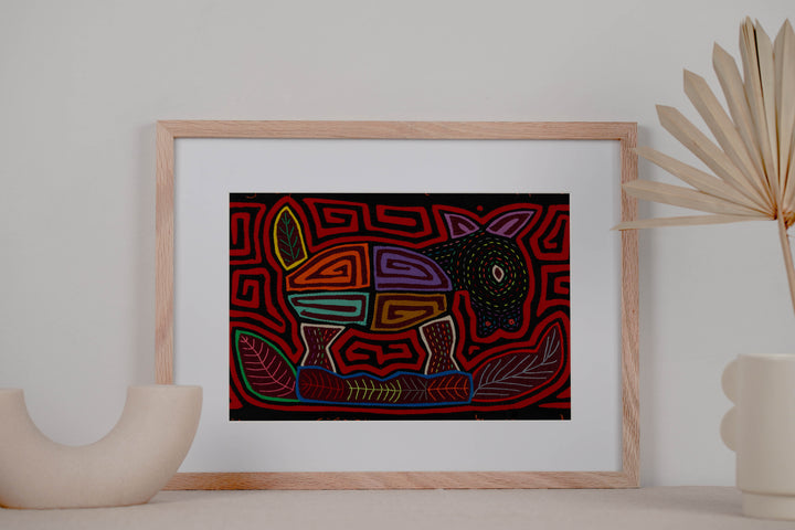 Black And Red Puppy Dog Mola