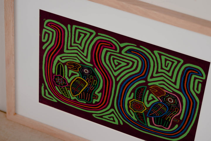 Maroon And Green Toucan Bird Birdcage Mola