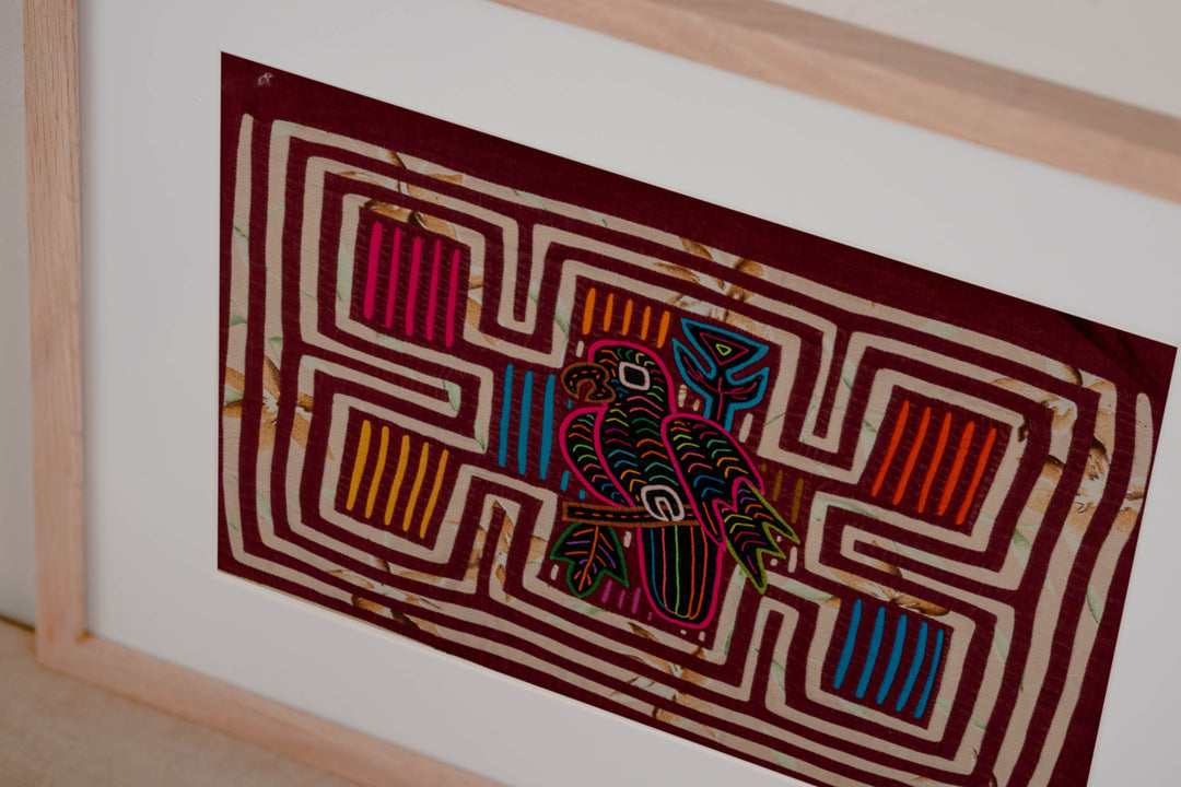 Vintage Machine-Stitched Classic Design Mola