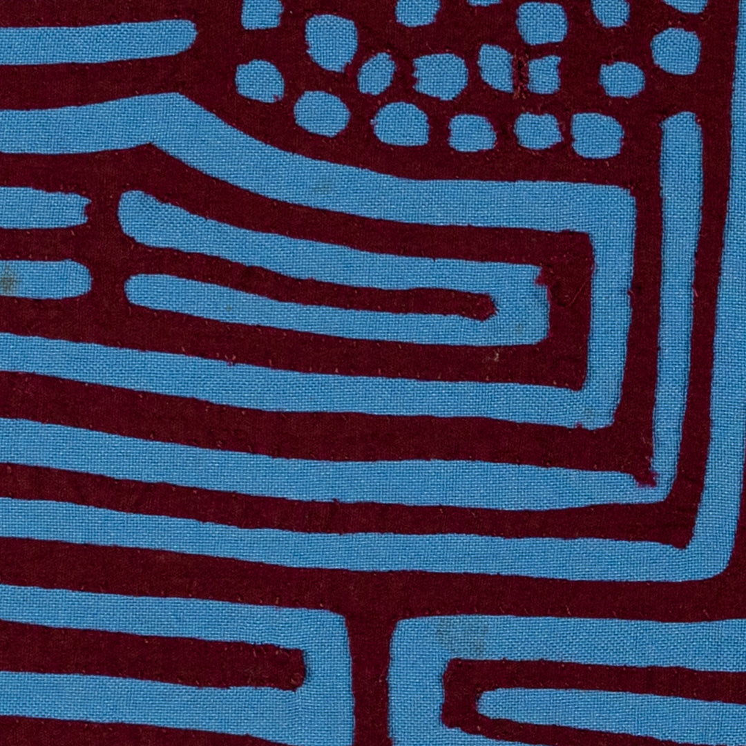 Burgundy And Blue Toucan Delight Mola