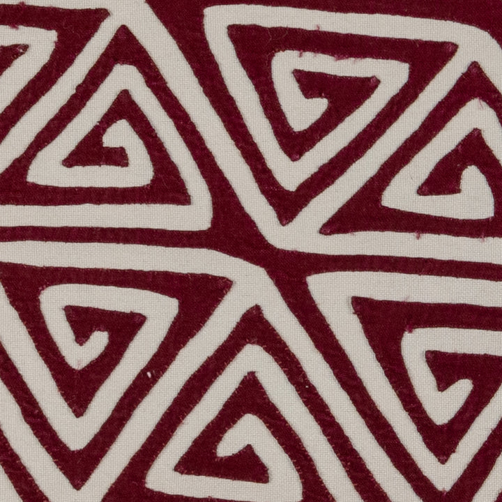 Burgundy And Wite Classic Design Mola