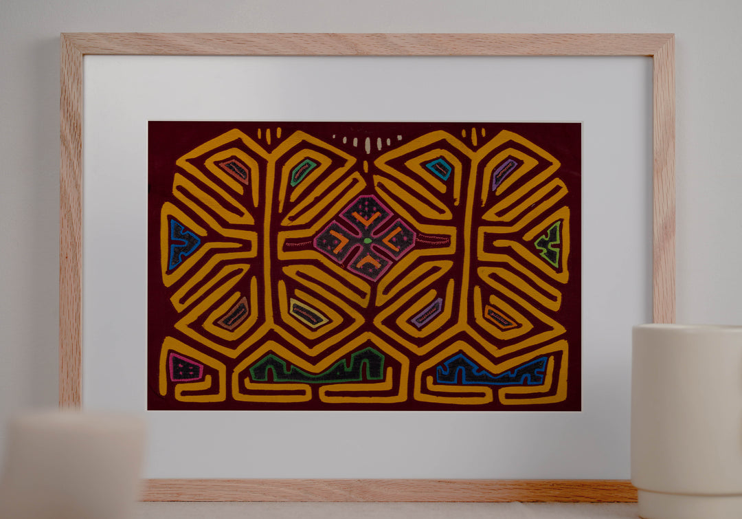 Machine-Stitched Classic Design Mola