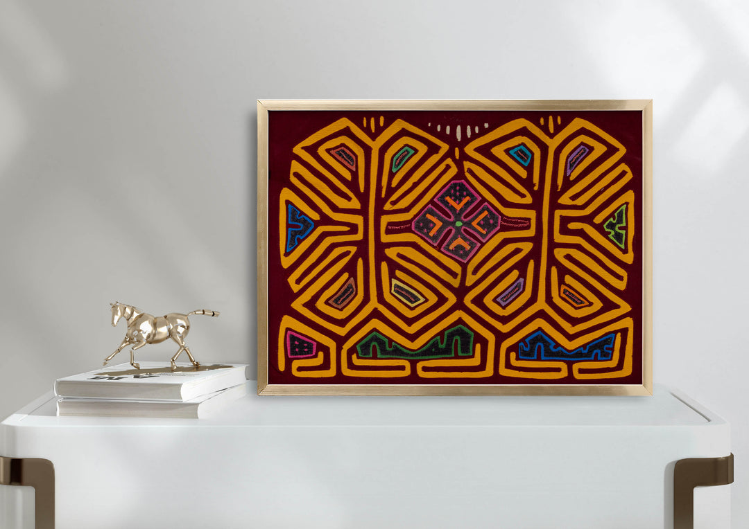 Machine-Stitched Classic Design Mola