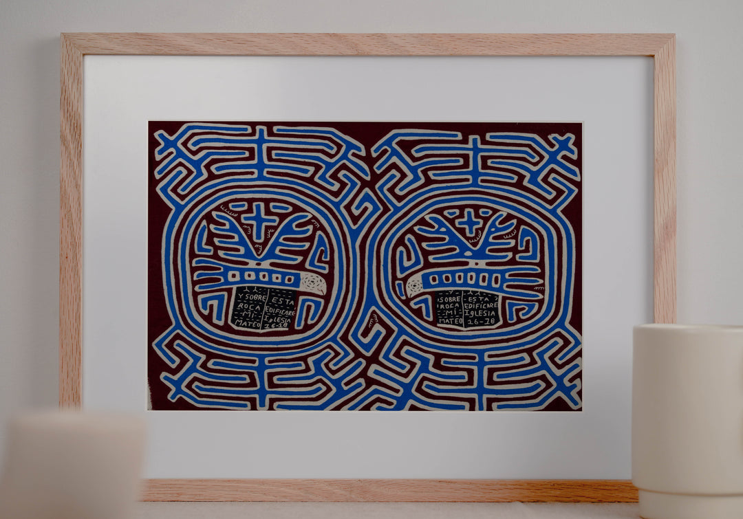 Burgundy And Blue Good News Christian Dove Mola