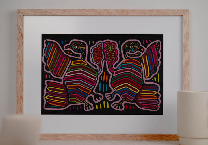 Black And Purple Fan Dancer Bird Mola