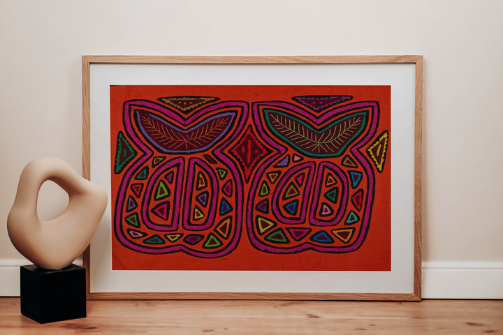 Orange And Purple Tropical Fruit Mola