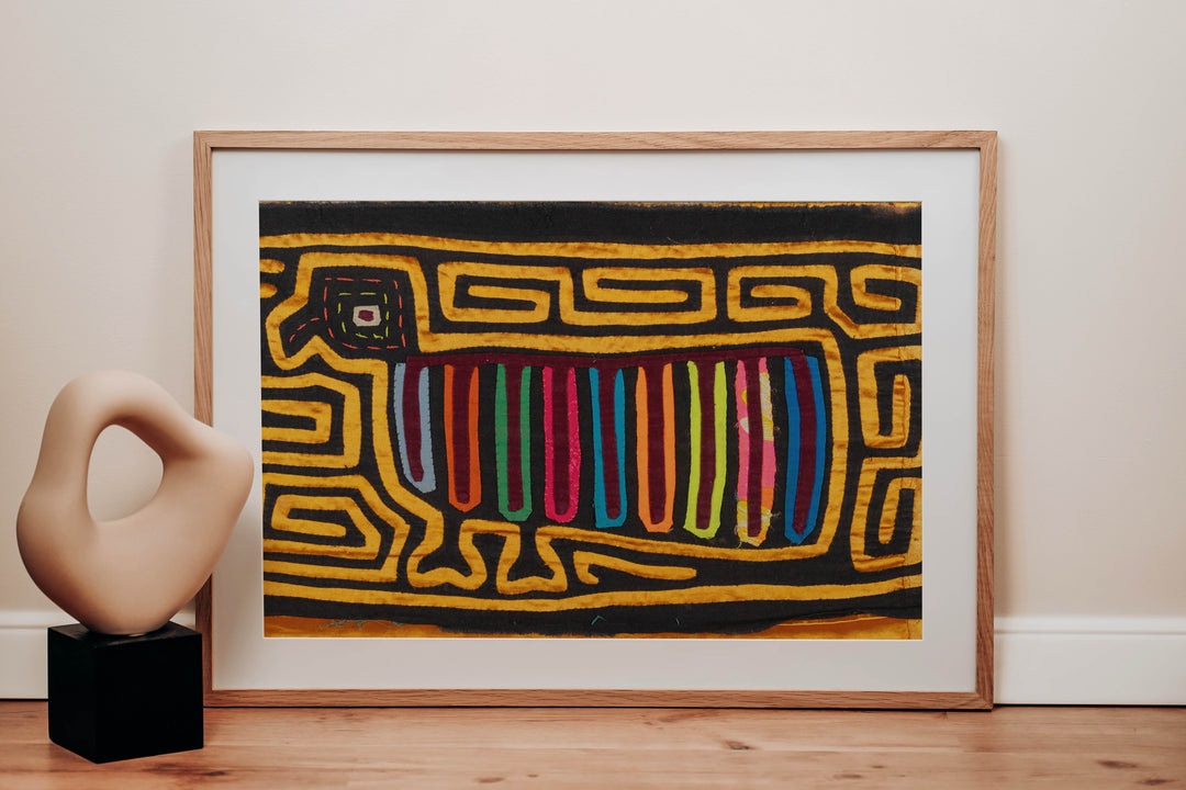Black And Gold Jungle Bird Mola