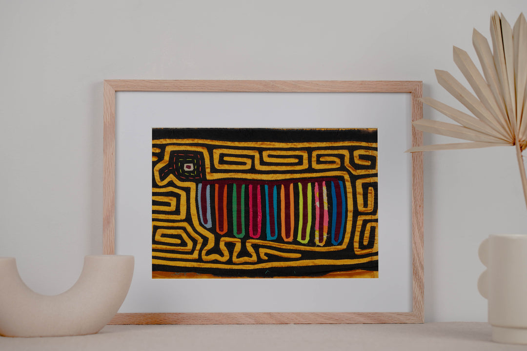 Black And Gold Jungle Bird Mola