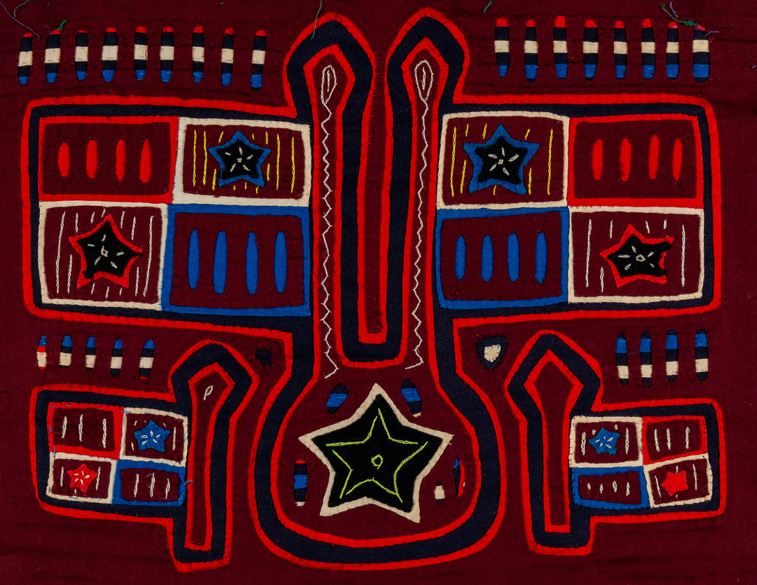 Patriotic Panamanian Flag Mola
