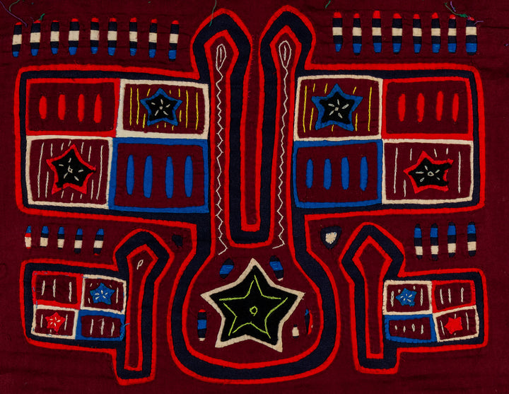 Patriotic Panamanian Flag Mola