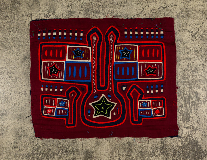 Patriotic Panamanian Flag Mola