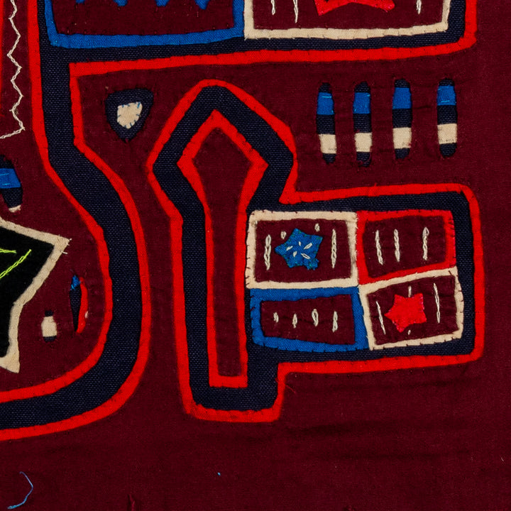 Patriotic Panamanian Flag Mola