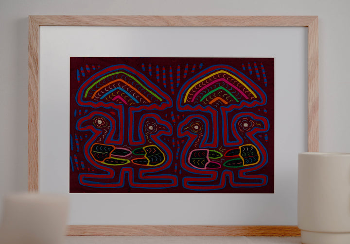 Maroon Water Off A Duck Back Mola