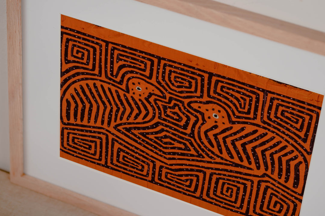 Orange And Black Pok-a-dot Quail Bird Mola