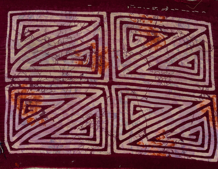 Vintage Maroon And White Classic Design Mola